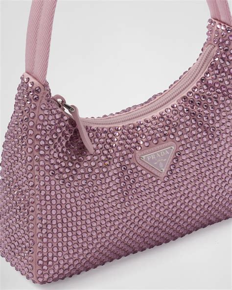 borsa prada con cristalli